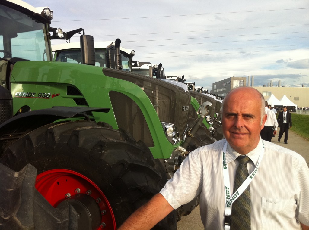 Chandlers Fendt tractors sales product specialist Paul Kettle