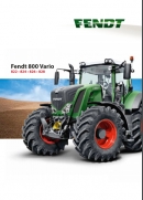 Fendt 800 series brochure